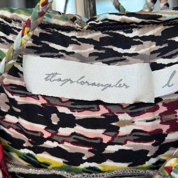 T-Bags LosAngeles, Classic Braided Halter Maxi Dress, Size M/L - Picture 4 of 5